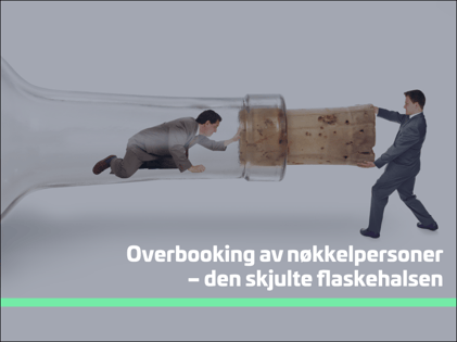 En mann er flaskehalsen i alle prosjektene