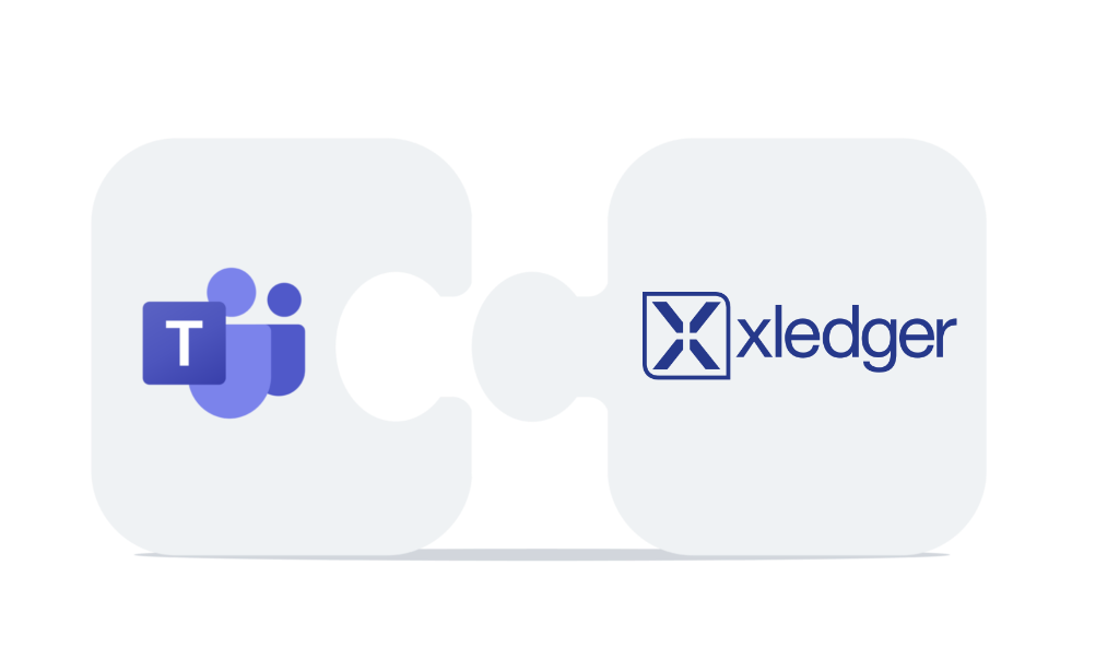 Teams and Xledger in jigsaw puzzle bricks Teams and Xledger in jigsaw puzzle bricks