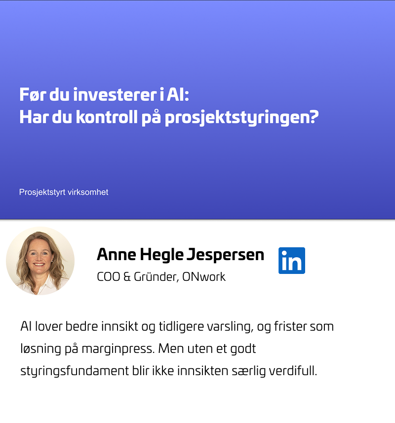 Før du investerer i AI