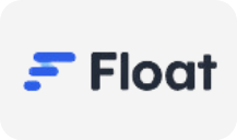 Logo for Float, som symboliserer integrasjonen med ONwork for planlegging og ressursstyring