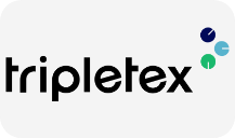 Logo for Tripletex, som symboliserer integrasjon med ONwork for sømløs økonomistyring og prosjektadministrasjon.